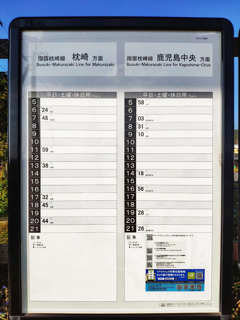 【鹿兒島自由行】西大山駅｜鐵道迷必追！JR日本最南端車站