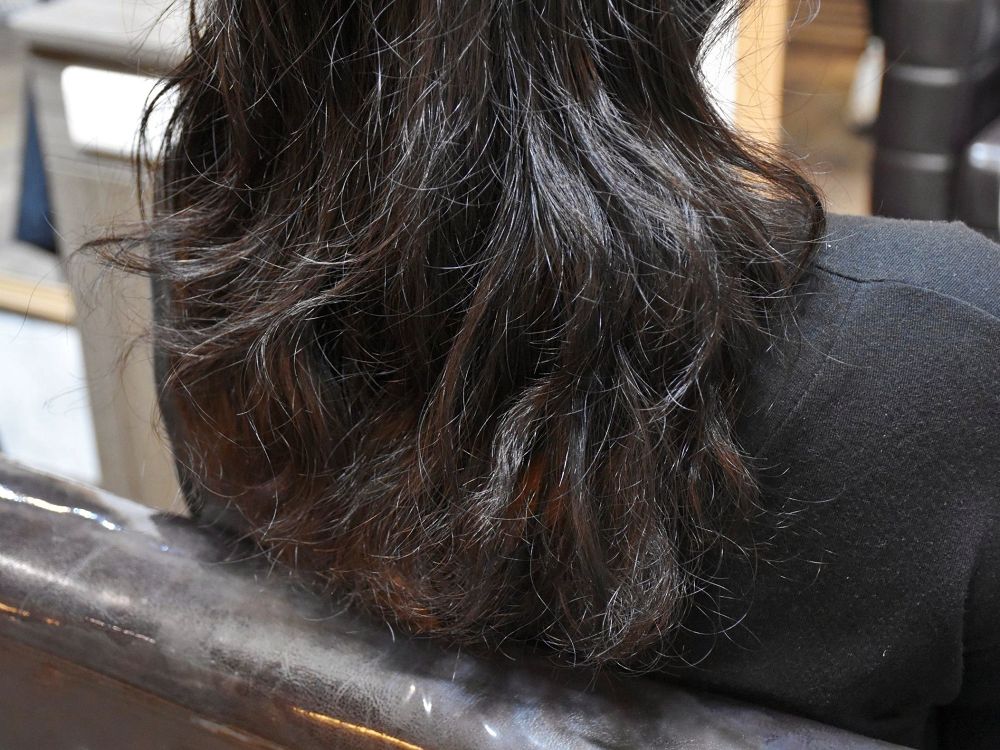 【板橋髮廊推薦】七大界髮廊｜染髮不分長短1200元起，超仙氣霧色冷棕+保濕重建護髮，改造一頭毛躁髮