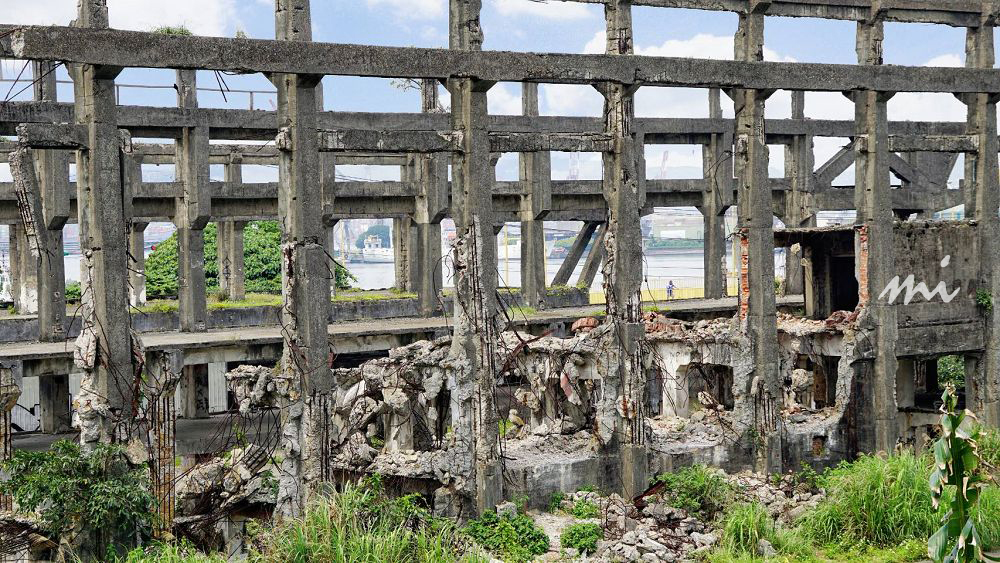 【基隆景點】阿根納造船廠遺址｜百年古蹟因美國隊長拍攝廣告而爆紅，充滿末日感的頹傾之地成廢墟迷的最愛