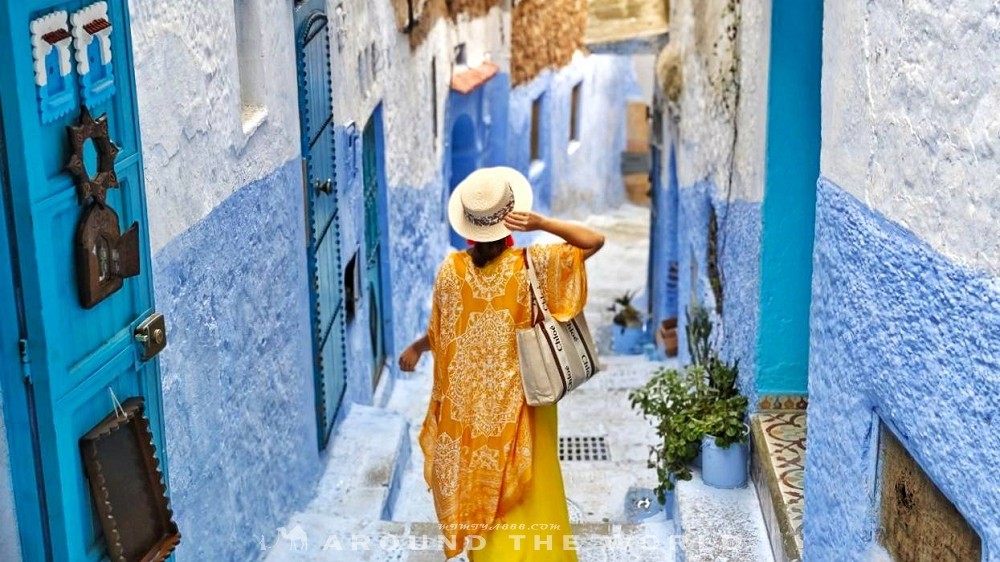 【摩洛哥特色城市】「藍城」舍夫沙萬 Chefchaouen 漸層藍人間天堂，必拍打卡點、穿搭重點&購物攻略
