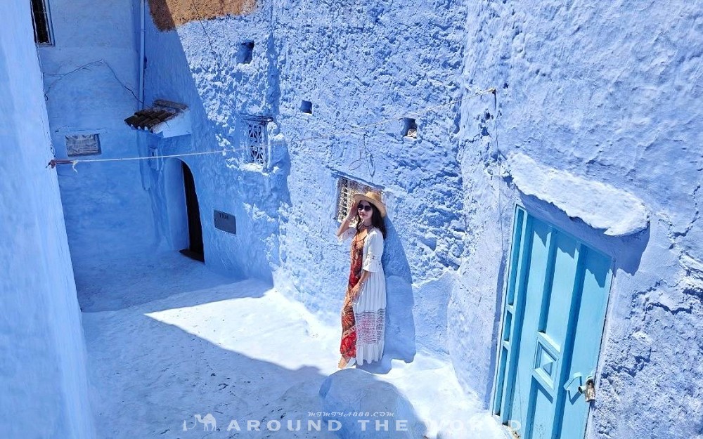 【摩洛哥特色城市】「藍城」舍夫沙萬 Chefchaouen 漸層藍人間天堂，必拍打卡點、穿搭重點&購物攻略