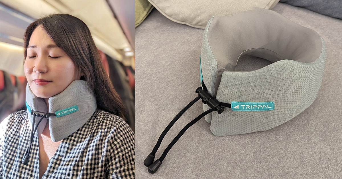 【頸枕推薦】搭飛機、高鐵、客運必備「TripPal極致紓壓全支撐旅行枕」，完整包覆怎麼睡都安穩