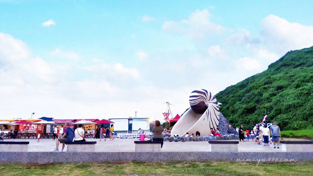 【基隆景點】潮境公園｜垃圾場變身無敵海景公園，大玩6米高鸚鵡螺溜滑梯，體驗魔法世界飛天掃帚